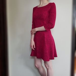Red Paisley dress